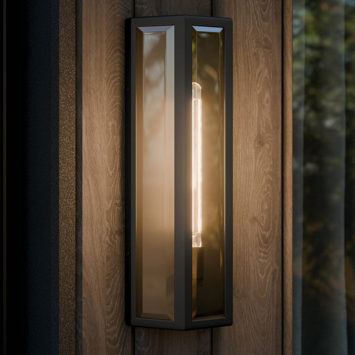 Myhouse Lighting Kichler - 59215BKT - One Light Outdoor Wall Mount - Berens - Textured Black