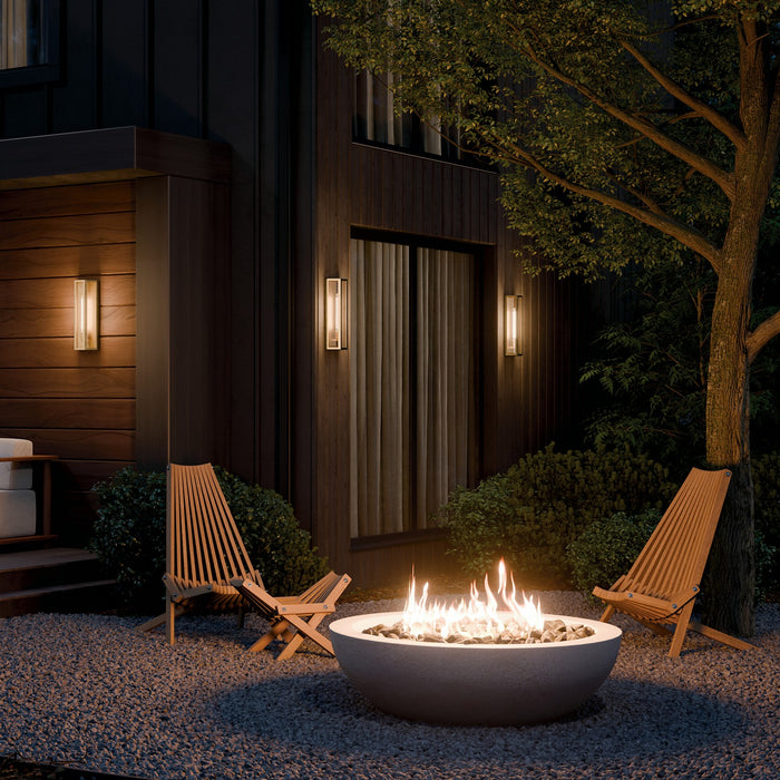 Myhouse Lighting Kichler - 59215NBR - One Light Outdoor Wall Mount - Berens - Natural Brass