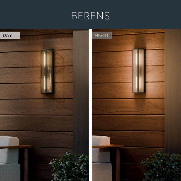 Myhouse Lighting Kichler - 59216BKT - Two Light Outdoor Wall Mount - Berens - Textured Black