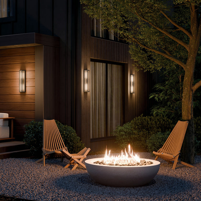Myhouse Lighting Kichler - 59216BKT - Two Light Outdoor Wall Mount - Berens - Textured Black