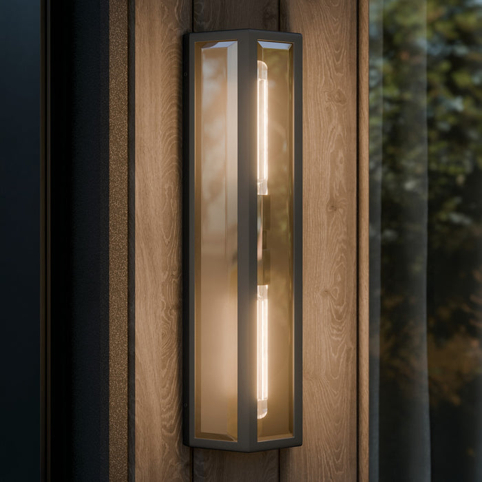 Myhouse Lighting Kichler - 59216BKT - Two Light Outdoor Wall Mount - Berens - Textured Black