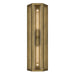 Myhouse Lighting Kichler - 59216NBR - Two Light Outdoor Wall Mount - Berens - Natural Brass