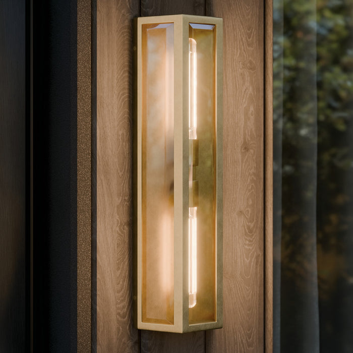 Myhouse Lighting Kichler - 59216NBR - Two Light Outdoor Wall Mount - Berens - Natural Brass