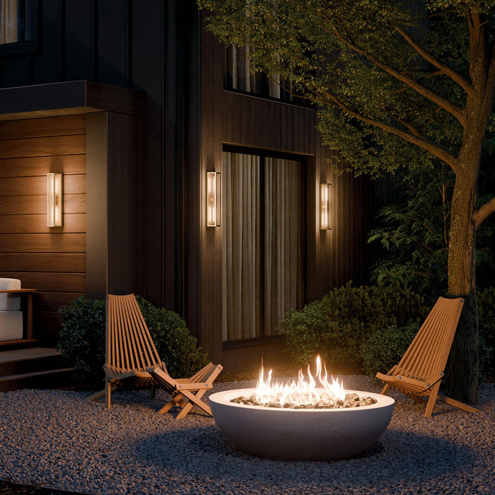 Myhouse Lighting Kichler - 59216NBR - Two Light Outdoor Wall Mount - Berens - Natural Brass