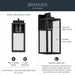 Myhouse Lighting Kichler - 59111BKTDS - One Light Outdoor Wall Mount - Branner - Textured Black