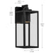 Myhouse Lighting Kichler - 59111BKTDS - One Light Outdoor Wall Mount - Branner - Textured Black
