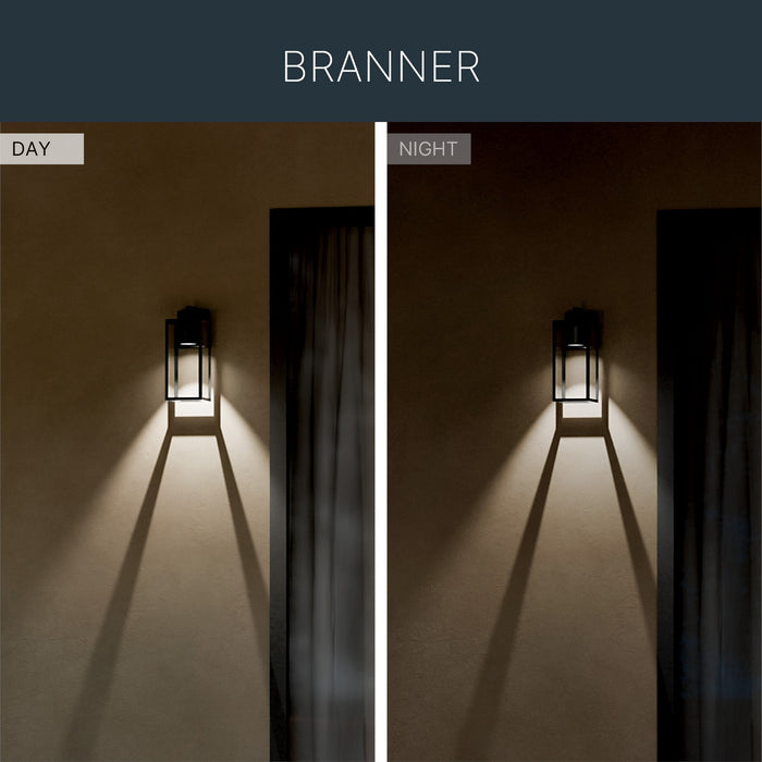 Myhouse Lighting Kichler - 59111BKTDS - One Light Outdoor Wall Mount - Branner - Textured Black