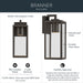 Myhouse Lighting Kichler - 59111OZDS - One Light Outdoor Wall Mount - Branner - Olde Bronze