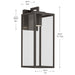 Myhouse Lighting Kichler - 59112OZDS - One Light Outdoor Wall Mount - Branner - Olde Bronze