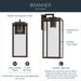 Myhouse Lighting Kichler - 59112OZDS - One Light Outdoor Wall Mount - Branner - Olde Bronze