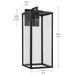 Myhouse Lighting Kichler - 59114BKTDS - One Light Outdoor Wall Mount - Branner - Textured Black