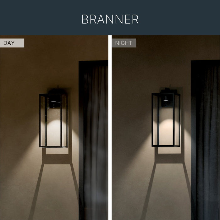 Myhouse Lighting Kichler - 59114BKTDS - One Light Outdoor Wall Mount - Branner - Textured Black