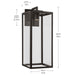 Myhouse Lighting Kichler - 59114OZDS - One Light Outdoor Wall Mount - Branner - Olde Bronze