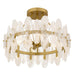 Myhouse Lighting Quoizel - ABI1718BRG - Four Light Semi-Flush Mount - Abigail - Brushed Gold