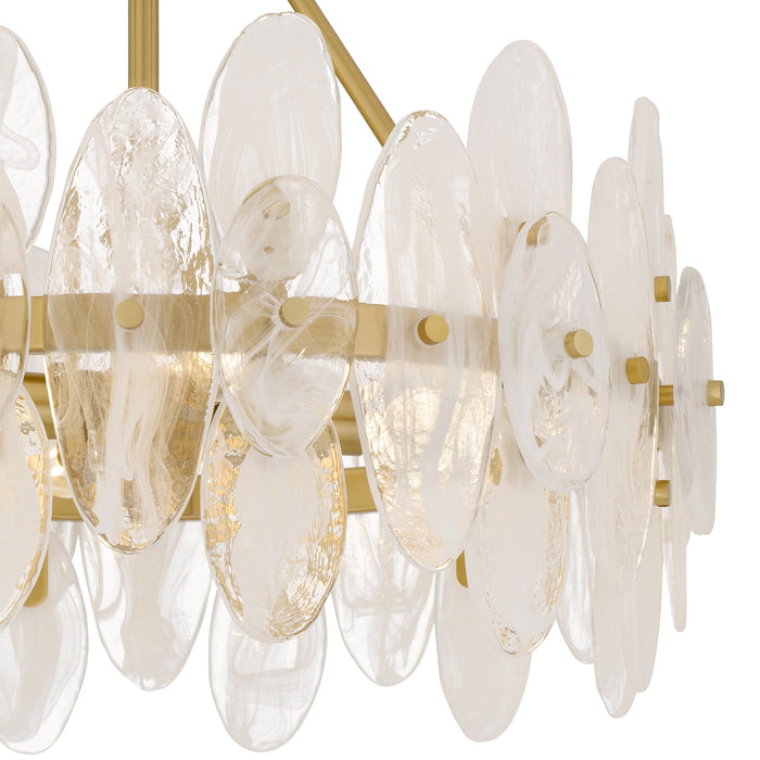 Myhouse Lighting Quoizel - ABI1718BRG - Four Light Semi-Flush Mount - Abigail - Brushed Gold