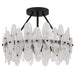 Myhouse Lighting Quoizel - ABI1718MBK - Four Light Semi-Flush Mount - Abigail - Matte Black