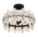 Myhouse Lighting Quoizel - ABI1718MBK - Four Light Semi-Flush Mount - Abigail - Matte Black