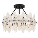 Myhouse Lighting Quoizel - ABI1718MBK - Four Light Semi-Flush Mount - Abigail - Matte Black