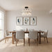 Myhouse Lighting Quoizel - ABI1718MBK - Four Light Semi-Flush Mount - Abigail - Matte Black
