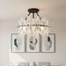 Myhouse Lighting Quoizel - ABI1718MBK - Four Light Semi-Flush Mount - Abigail - Matte Black