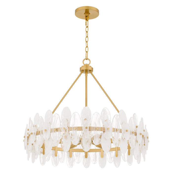 Myhouse Lighting Quoizel - ABI2828BRG - Six Light Pendant - Abigail - Brushed Gold