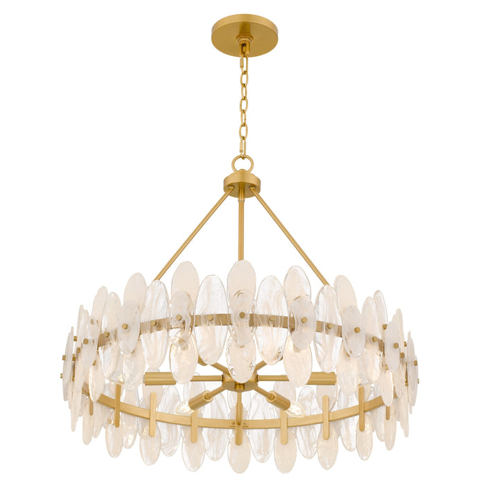 Myhouse Lighting Quoizel - ABI2828BRG - Six Light Pendant - Abigail - Brushed Gold