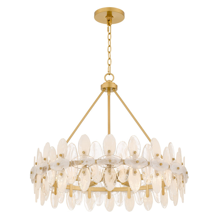 Myhouse Lighting Quoizel - ABI2828BRG - Six Light Pendant - Abigail - Brushed Gold