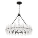 Myhouse Lighting Quoizel - ABI2828MBK - Six Light Pendant - Abigail - Matte Black