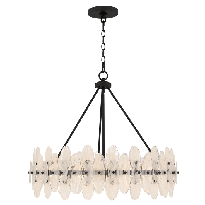 Myhouse Lighting Quoizel - ABI2828MBK - Six Light Pendant - Abigail - Matte Black