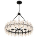 Myhouse Lighting Quoizel - ABI2828MBK - Six Light Pendant - Abigail - Matte Black