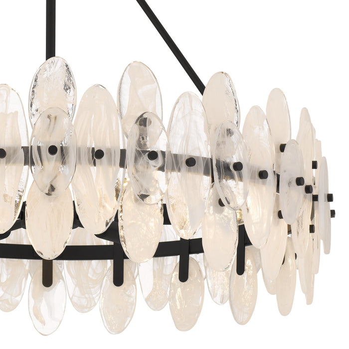 Myhouse Lighting Quoizel - ABI2828MBK - Six Light Pendant - Abigail - Matte Black
