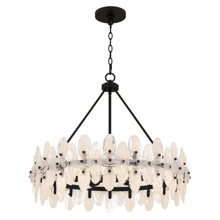 Myhouse Lighting Quoizel - ABI2828MBK - Six Light Pendant - Abigail - Matte Black