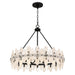 Myhouse Lighting Quoizel - ABI2828MBK - Six Light Pendant - Abigail - Matte Black