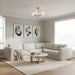 Myhouse Lighting Quoizel - ADEL1722GFL - Four Light Semi-Flush Mount - Adelyn - Gold Leaf