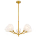 Myhouse Lighting Quoizel - ADEL5030GFL - Five Light Chandelier - Adelyn - Gold Leaf
