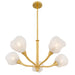 Myhouse Lighting Quoizel - ADEL5030GFL - Five Light Chandelier - Adelyn - Gold Leaf