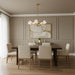 Myhouse Lighting Quoizel - ADEL5030GFL - Five Light Chandelier - Adelyn - Gold Leaf