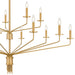 Myhouse Lighting Quoizel - ALEX5055BRG - 15 Light Chandelier - Alexander - Brushed Gold