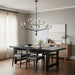 Myhouse Lighting Quoizel - ALEX5055MBK - 15 Light Chandelier - Alexander - Matte Black