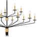 Myhouse Lighting Quoizel - ALEX5055MBK - 15 Light Chandelier - Alexander - Matte Black