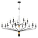 Myhouse Lighting Quoizel - ALEX5055MBK - 15 Light Chandelier - Alexander - Matte Black