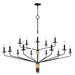 Myhouse Lighting Quoizel - ALEX5055MBK - 15 Light Chandelier - Alexander - Matte Black