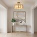 Myhouse Lighting Quoizel - AMAL1716LG - Three Light Semi-Flush Mount - Amalia - Light Gold