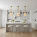 Myhouse Lighting Quoizel - AMT1816BRG - Three Light Pendant - Amato - Brushed Gold