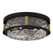 Myhouse Lighting Quoizel - BTC1616MBK - Three Light Flush Mount - Baltic - Matte Black