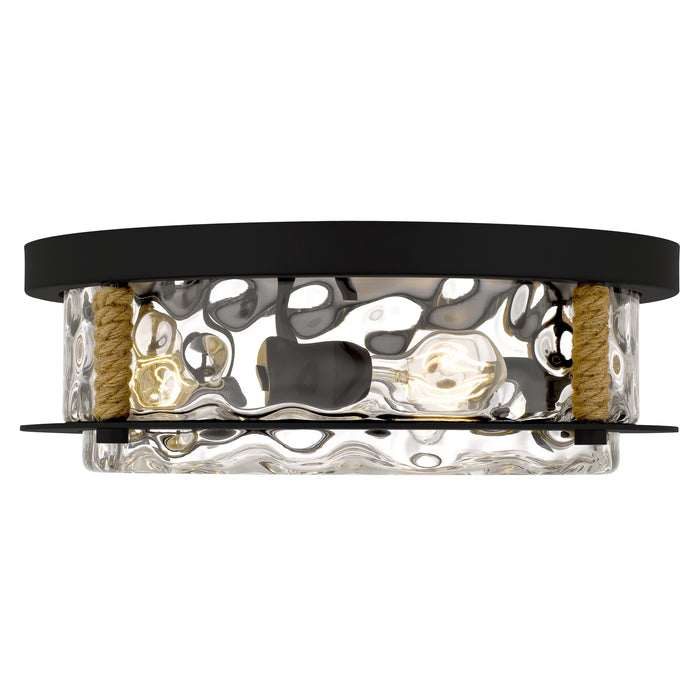 Myhouse Lighting Quoizel - BTC1616MBK - Three Light Flush Mount - Baltic - Matte Black