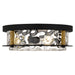 Myhouse Lighting Quoizel - BTC1616MBK - Three Light Flush Mount - Baltic - Matte Black