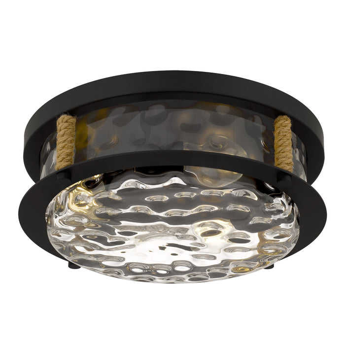 Myhouse Lighting Quoizel - BTC1616MBK - Three Light Flush Mount - Baltic - Matte Black