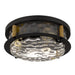 Myhouse Lighting Quoizel - BTC1616MBK - Three Light Flush Mount - Baltic - Matte Black