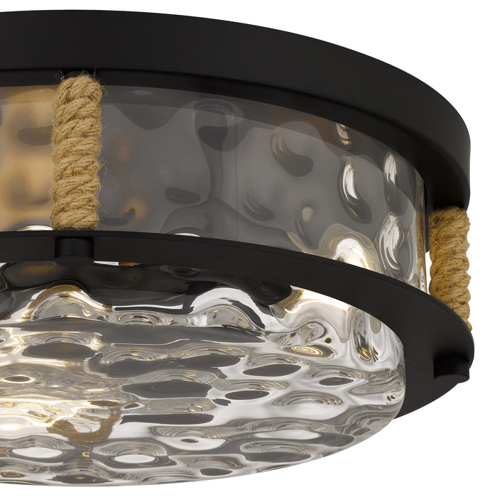 Myhouse Lighting Quoizel - BTC1616MBK - Three Light Flush Mount - Baltic - Matte Black